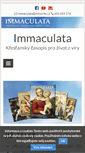 Mobile Screenshot of immaculata.minorite.cz