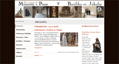 Desktop Screenshot of praha.minorite.cz