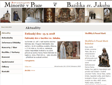 Tablet Screenshot of praha.minorite.cz
